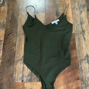 Green body suit
